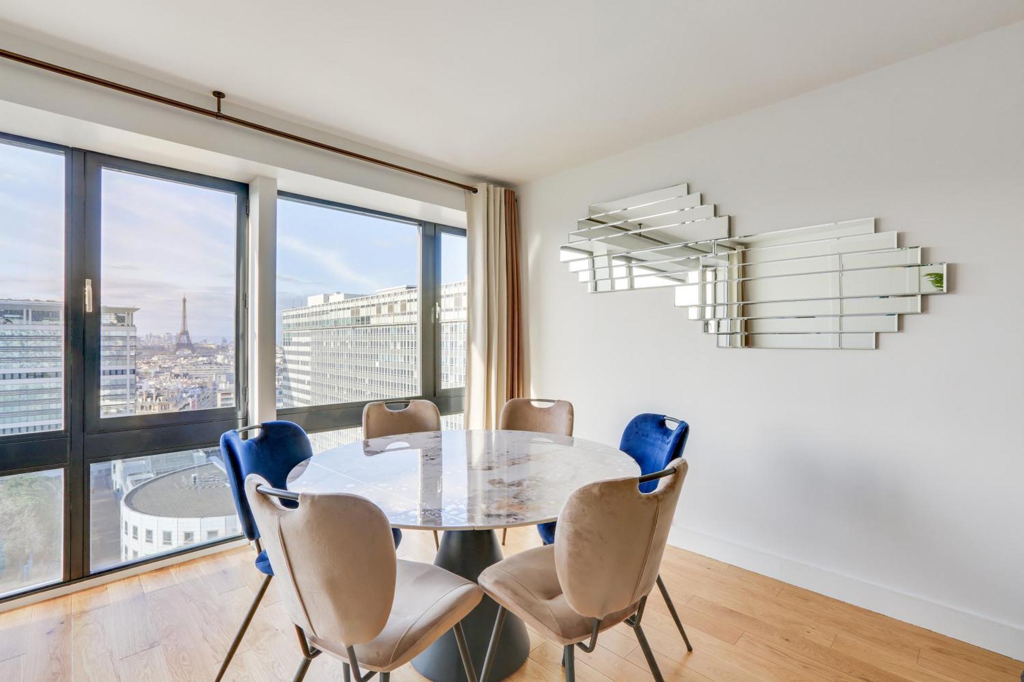Paris Luxury Apartment 75M2 With Eiffel Tower View, 1 Min Metro, Parking Exterior foto