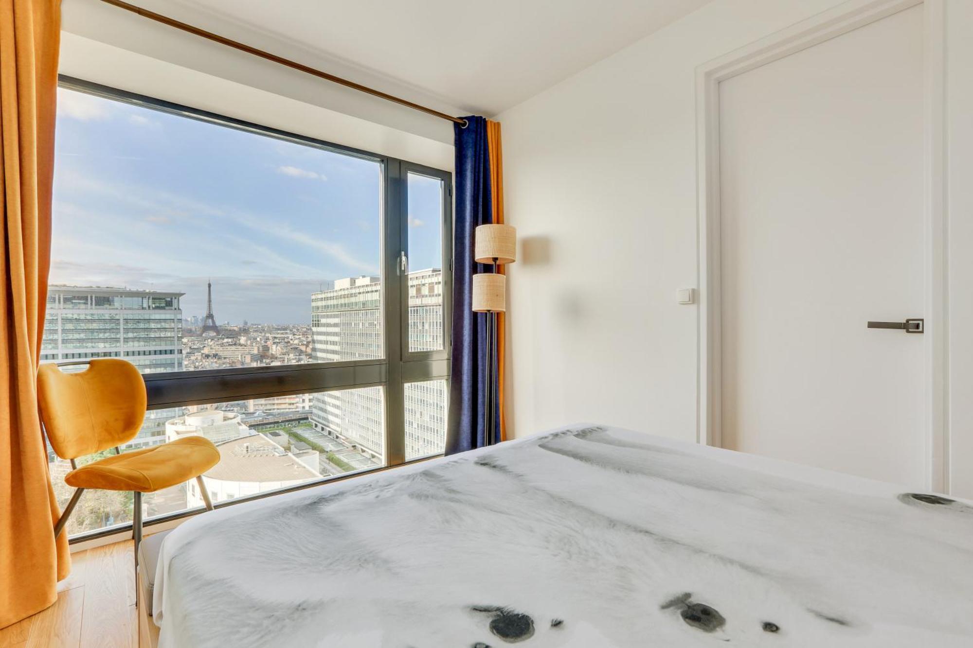 Paris Luxury Apartment 75M2 With Eiffel Tower View, 1 Min Metro, Parking Exterior foto
