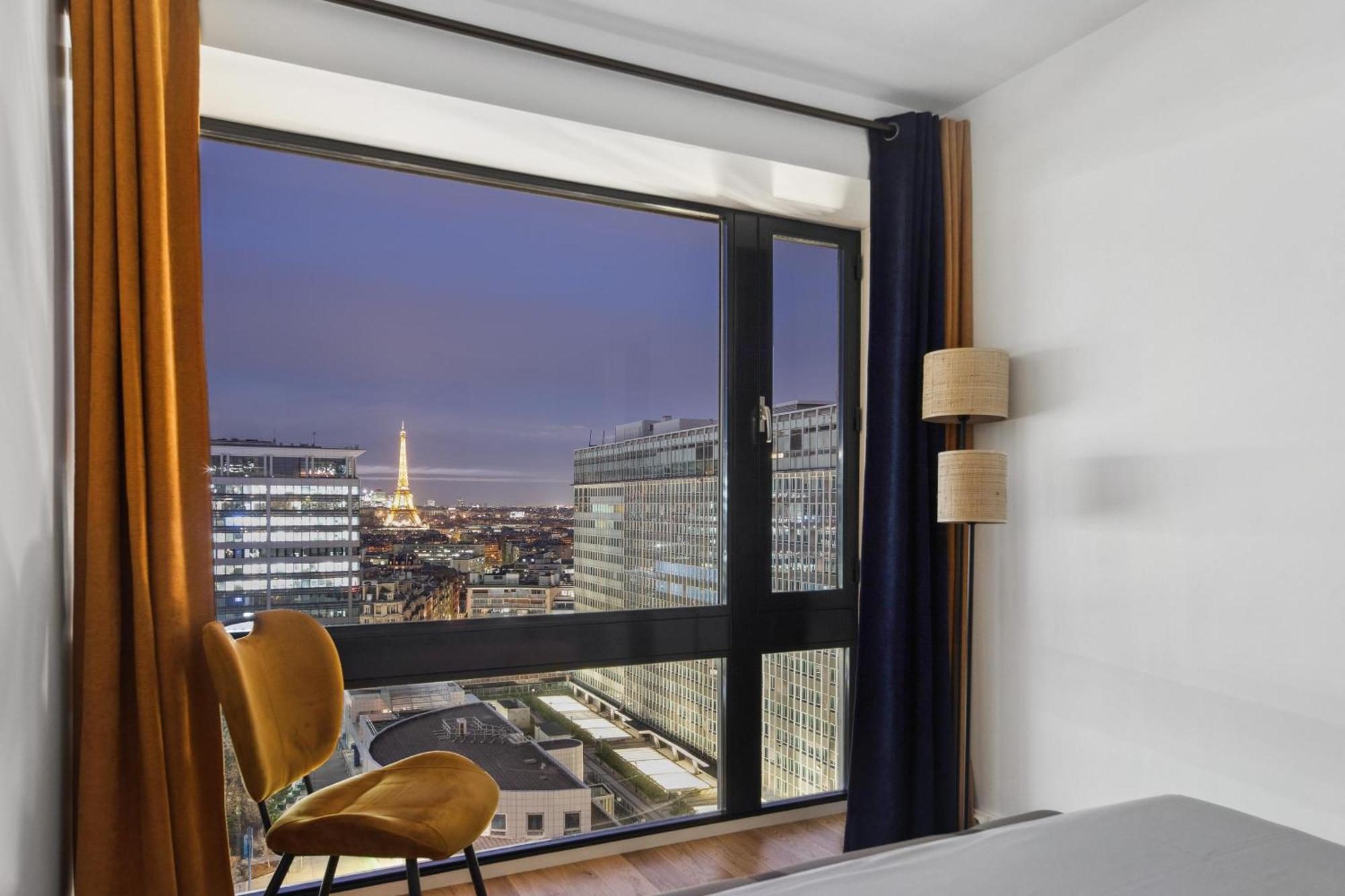 Paris Luxury Apartment 75M2 With Eiffel Tower View, 1 Min Metro, Parking Exterior foto