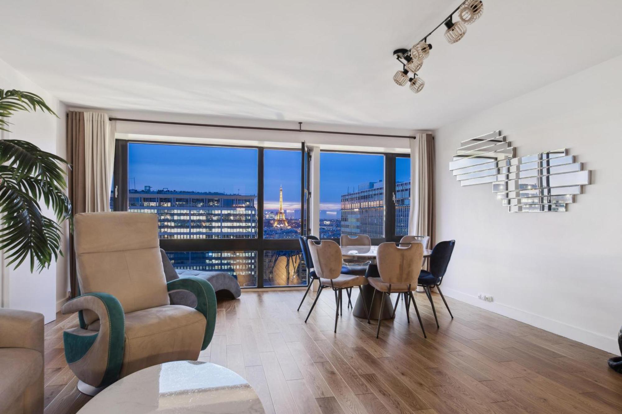 Paris Luxury Apartment 75M2 With Eiffel Tower View, 1 Min Metro, Parking Exterior foto